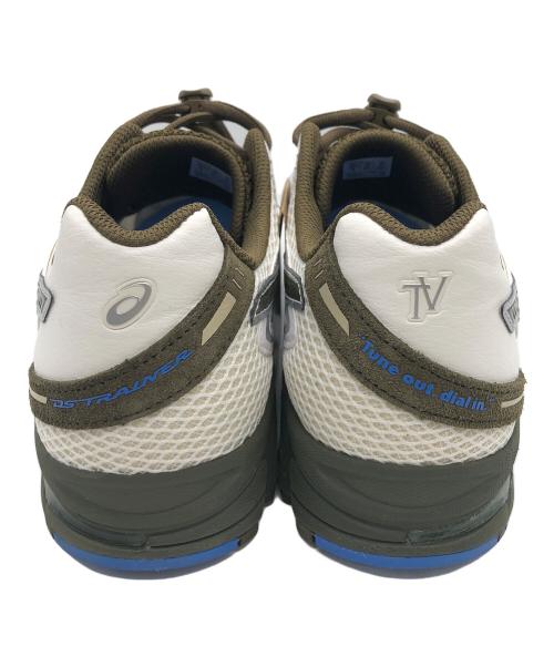 asics（アシックス）asics (アシックス) Temptation (テンプテーション) ローカットスニーカー ホワイト×オリーブ サイズ:28cm 未使用品の古着・服飾アイテム