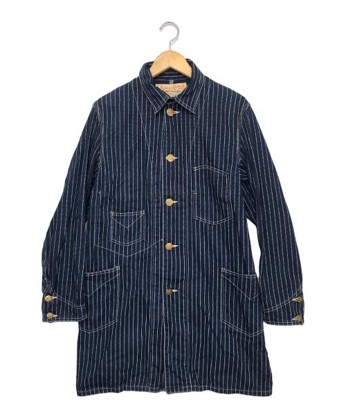 SUGAR CANE（シュガーケーン）SUGAR CANE (シュガーケーン) STAR DENIM　カバーオール ネイビー サイズ:38の古着・服飾アイテム
