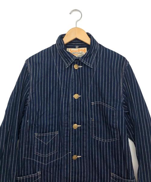 SUGAR CANE（シュガーケーン）SUGAR CANE (シュガーケーン) STAR DENIM　カバーオール ネイビー サイズ:38の古着・服飾アイテム