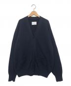 sssteinシュタイン）の古着「EXTRA FINE WOOL KNIT CARDIGAN」｜ネイビー