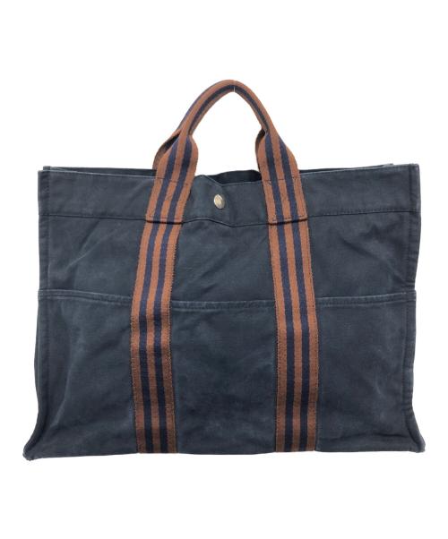 HERMES（エルメス）HERMES (エルメス) エールライン フールトゥMM ネイビーの古着・服飾アイテム