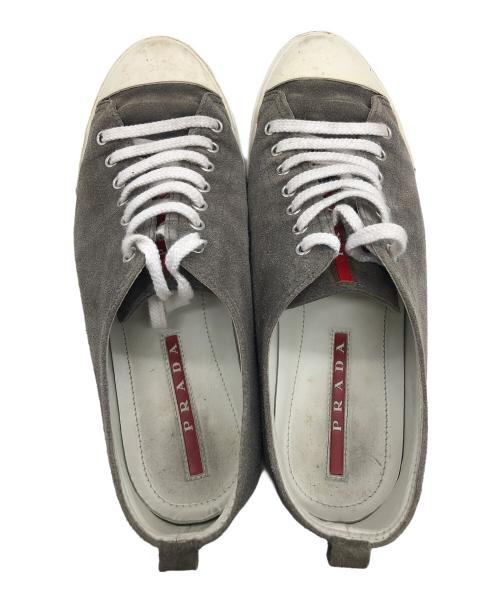PRADA（プラダ）PRADA (プラダ) スニーカー グレー サイズ:26cmの古着・服飾アイテム