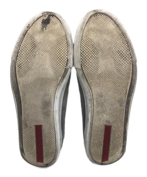 PRADA（プラダ）PRADA (プラダ) スニーカー グレー サイズ:26cmの古着・服飾アイテム