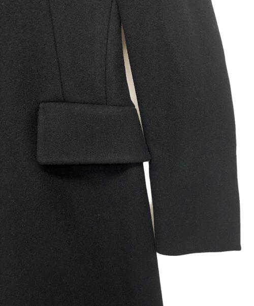 JIL SANDER（ジルサンダー）JIL SANDER (ジルサンダー) カシミヤ混チェスターコート ブラック サイズ:36の古着・服飾アイテム
