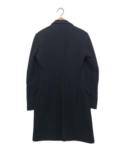 JIL SANDER（ジルサンダー）JIL SANDER (ジルサンダー) カシミヤ混チェスターコート ブラック サイズ:36の古着・服飾アイテム
