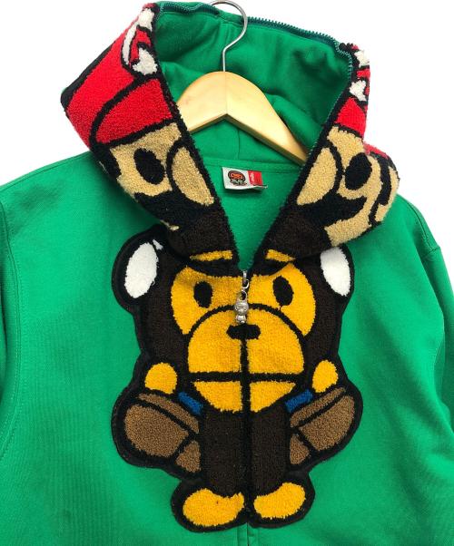 BABY MiLO（ベビーマイロ）BABY MiLO (ベビーマイロ) ジップパーカー グリーン サイズ:Mの古着・服飾アイテム