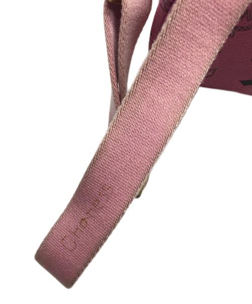 MCM（エムシーエム）MCM (エムシーエム) スタッズリュック ピンクの古着・服飾アイテム