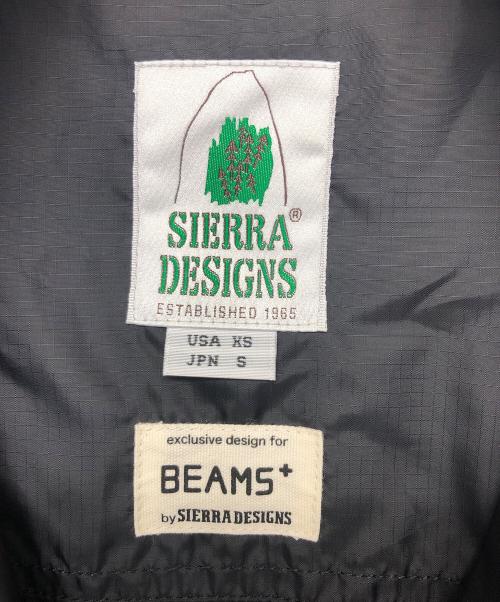 BEAMS BY SIERRA DESIGNS（BEAMS BY SIERRA DESIGNS）BEAMS BY SIERRA DESIGNS (BEAMS BY SIERRA DESIGNS) ナイロンベスト ブラック サイズ:XSの古着・服飾アイテム