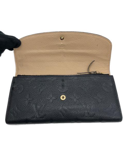 LOUIS VUITTON（ルイ ヴィトン）LOUIS VUITTON (ルイ ヴィトン) モノグラム アンプラント ポルトフォイユ・エミリー ブラックの古着・服飾アイテム