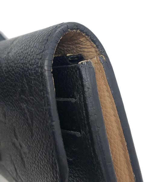 LOUIS VUITTON（ルイ ヴィトン）LOUIS VUITTON (ルイ ヴィトン) モノグラム アンプラント ポルトフォイユ・エミリー ブラックの古着・服飾アイテム