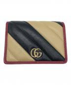 GUCCIグッチ）の古着「GGマーモント」｜ベージュ×ブラック