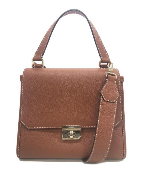 BALLY（バリー）BALLY (バリー) 2WAYショルダーバッグ ブラウンの古着・服飾アイテム