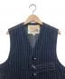 SUGAR CANE (シュガーケーン) ウォバッシュストライプワークベスト ネイビー サイズ:38：14000円