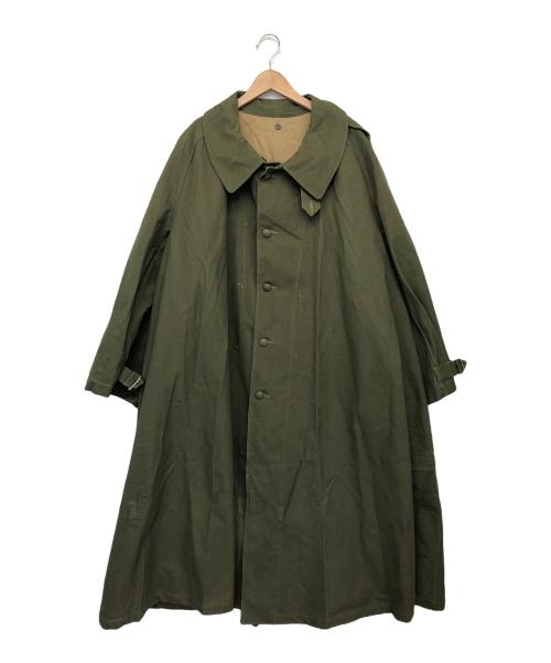 フランス軍 古着（フランス軍 古着）フランス軍 古着 (フランス軍 古着) モーターサイクルコート カーキ サイズ:2の古着・服飾アイテム