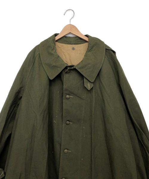 フランス軍 古着（フランス軍 古着）フランス軍 古着 (フランス軍 古着) モーターサイクルコート カーキ サイズ:2の古着・服飾アイテム
