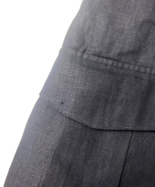 ISSEY MIYAKE（イッセイミヤケ）ISSEY MIYAKE (イッセイミヤケ) リネンジャケット ネイビー サイズ:Mの古着・服飾アイテム