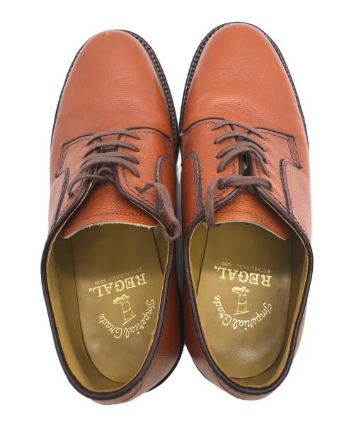 REGAL（リーガル）REGAL (リーガル) プレーントゥシューズ ブラウン サイズ:24cmの古着・服飾アイテム