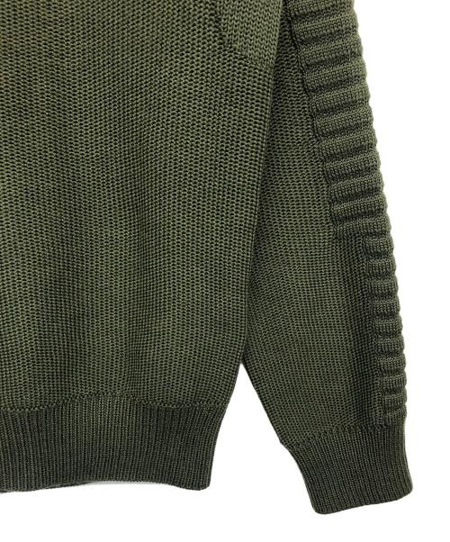 CANADA GOOSE（カナダグース）CANADA GOOSE (カナダグース) 厚手ニット オリーブ サイズ:Mの古着・服飾アイテム