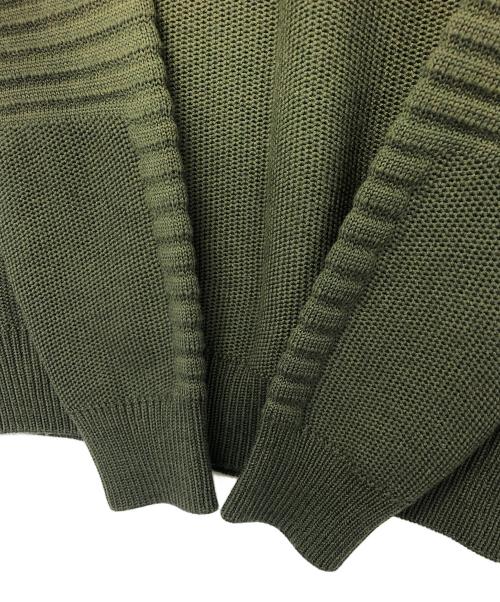 CANADA GOOSE（カナダグース）CANADA GOOSE (カナダグース) 厚手ニット オリーブ サイズ:Mの古着・服飾アイテム