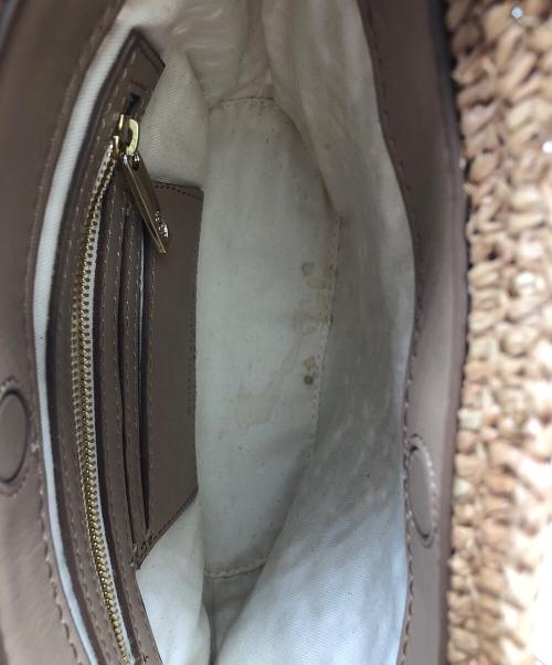 HELEN KAMINSKI（ヘレンカミンスキー）HELEN KAMINSKI (ヘレンカミンスキー) 2WAYミニバッグ ナチュラルの古着・服飾アイテム