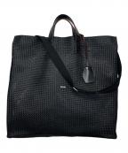 hALONアーロン）の古着「メッシュトートバッグ」｜ブラック