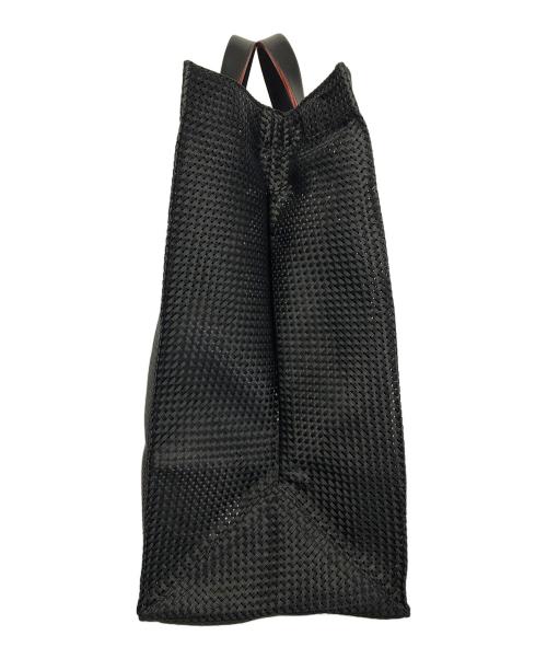hALON（アーロン）hALON (アーロン) メッシュトートバッグ ブラックの古着・服飾アイテム