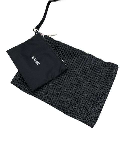 hALON（アーロン）hALON (アーロン) メッシュトートバッグ ブラックの古着・服飾アイテム