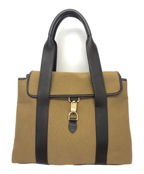 S.MANO（エス マーノ）S.MANO (エス マーノ) トートバッグ カーキの古着・服飾アイテム