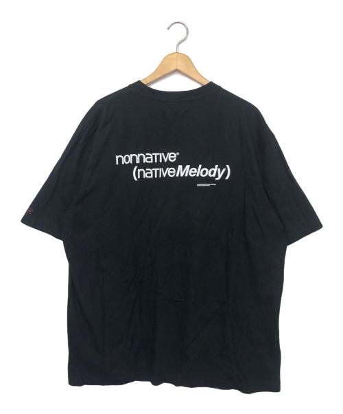 nonnative（ノンネイティブ）nonnative (ノンネイティブ) ARTIST PROOF Melody T-SHIRT ブラック サイズ:XLの古着・服飾アイテム