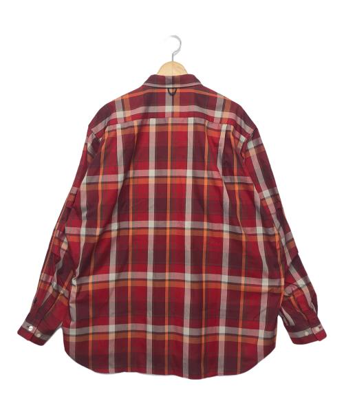 DIVERSE（DIVERSE）DIVERSE (DIVERSE) Tech Work Shirts Flannel Plaids レッド サイズ:L 未使用品の古着・服飾アイテム