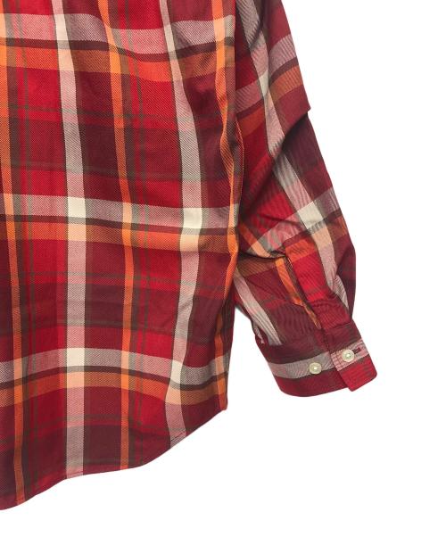 DIVERSE（DIVERSE）DIVERSE (DIVERSE) Tech Work Shirts Flannel Plaids レッド サイズ:L 未使用品の古着・服飾アイテム