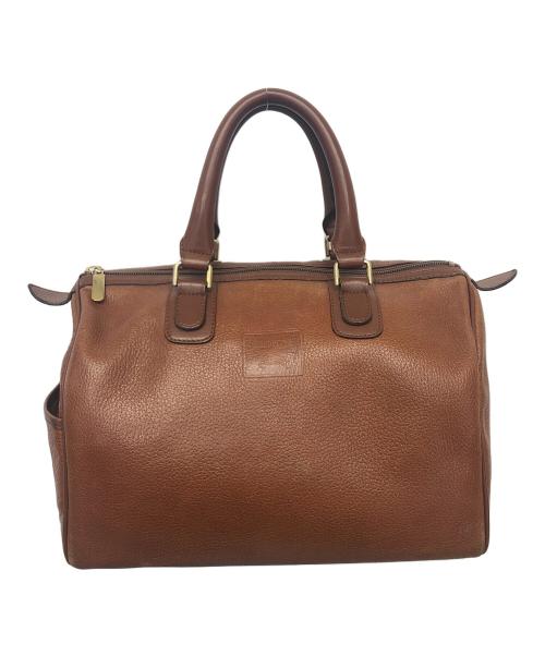 Burberry's（バーバリーズ）Burberry's (バーバリーズ) ミニボストンバッグ ブラウンの古着・服飾アイテム