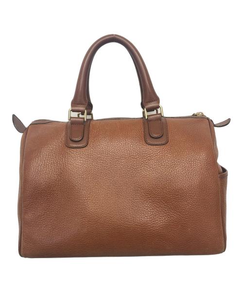 Burberry's（バーバリーズ）Burberry's (バーバリーズ) ミニボストンバッグ ブラウンの古着・服飾アイテム