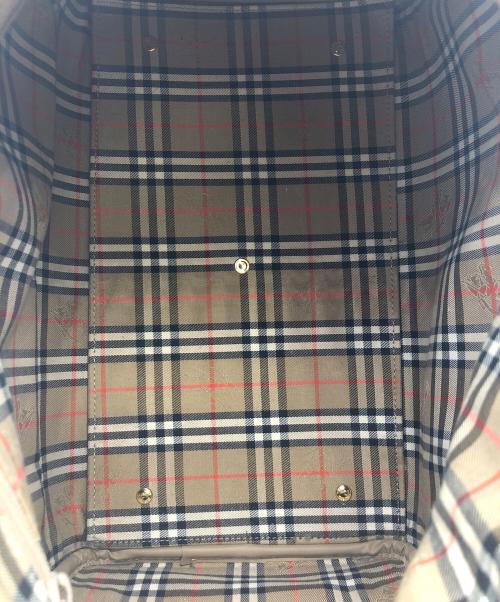 Burberry's（バーバリーズ）Burberry's (バーバリーズ) ミニボストンバッグ ブラウンの古着・服飾アイテム