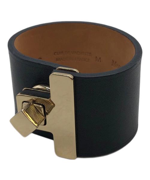 MAISON BOINET（メゾン ボワネ）MAISON BOINET (メゾン ボワネ) 95027 G バングル ブラック サイズ:Mの古着・服飾アイテム