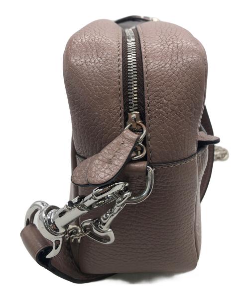 J&M DAVIDSON（ジェイ＆エム デヴィッドソン）J&M DAVIDSON (ジェイ＆エム デヴィッドソン) チェーンショルダーバッグ ブラウンの古着・服飾アイテム