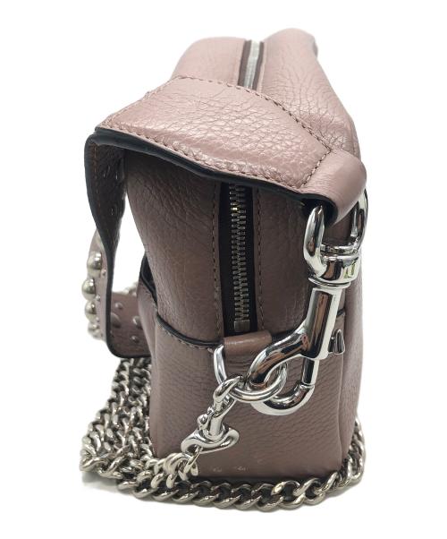 J&M DAVIDSON（ジェイ＆エム デヴィッドソン）J&M DAVIDSON (ジェイ＆エム デヴィッドソン) チェーンショルダーバッグ ブラウンの古着・服飾アイテム