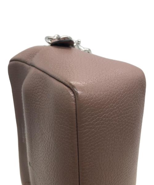 J&M DAVIDSON（ジェイ＆エム デヴィッドソン）J&M DAVIDSON (ジェイ＆エム デヴィッドソン) チェーンショルダーバッグ ブラウンの古着・服飾アイテム