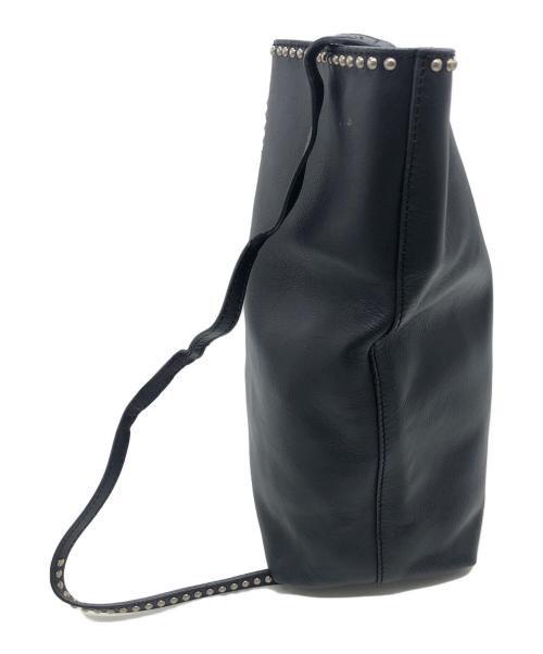 J&M DAVIDSON（ジェイ＆エム デヴィッドソン）J&M DAVIDSON (ジェイ＆エム デヴィッドソン) スタッズ付きトートバッグ ブラックの古着・服飾アイテム