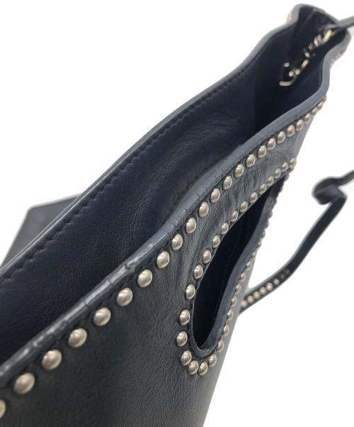 J&M DAVIDSON（ジェイ＆エム デヴィッドソン）J&M DAVIDSON (ジェイ＆エム デヴィッドソン) スタッズ付きトートバッグ ブラックの古着・服飾アイテム