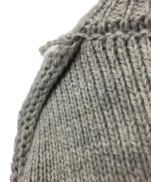UNUSED（アンユーズド）UNUSED (アンユーズド) ハーッフジップニット ライトグレー サイズ:３の古着・服飾アイテム