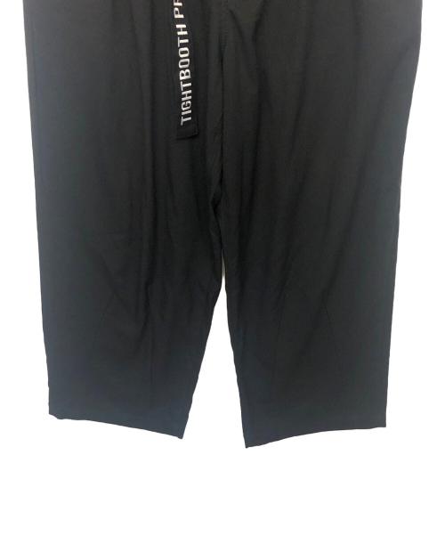 TIGHTBOOTH PRODUCTION（タイトブースプロダクション）TIGHTBOOTH PRODUCTION (タイトブースプロダクション) ベルト付パンツ ブラック サイズ:Lの古着・服飾アイテム