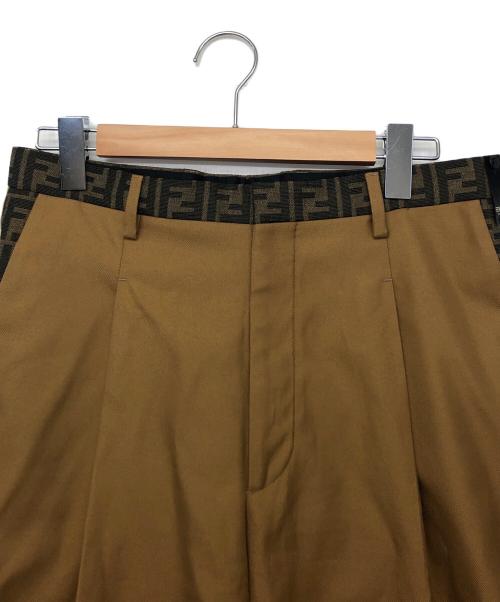 FENDI（フェンディ）FENDI (フェンディ) ズッカ　ショートパンツ ブラウン サイズ:46の古着・服飾アイテム