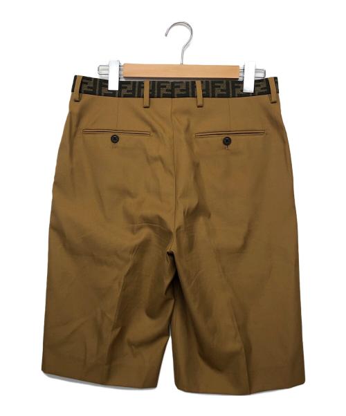 FENDI（フェンディ）FENDI (フェンディ) ズッカ　ショートパンツ ブラウン サイズ:46の古着・服飾アイテム