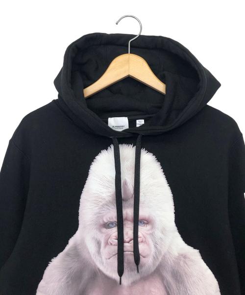 BURBERRY（バーバリー）BURBERRY (バーバリー) POULTER GORILLA HOODIE ブラック サイズ:Sの古着・服飾アイテム