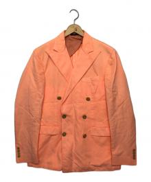 POLO RALPH LAUREN（ポロ・ラルフローレン）の古着「ダブルジャケット」｜オレンジ