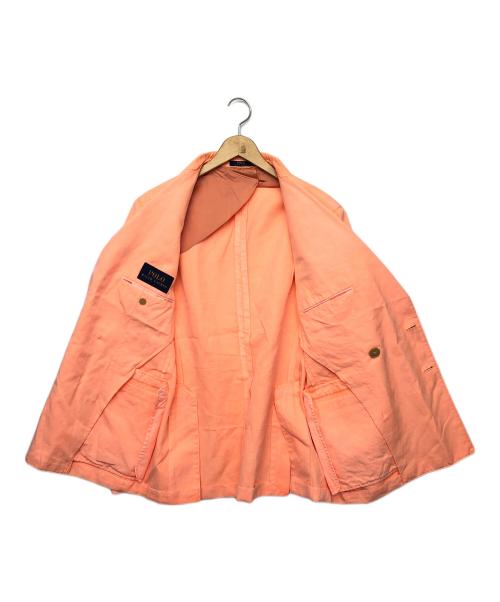 POLO RALPH LAUREN（ポロ・ラルフローレン）POLO RALPH LAUREN (ポロ・ラルフローレン) ダブルジャケット オレンジ サイズ:40の古着・服飾アイテム