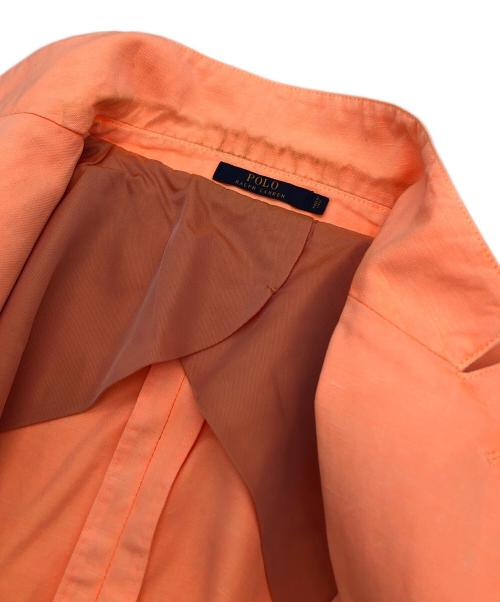 POLO RALPH LAUREN（ポロ・ラルフローレン）POLO RALPH LAUREN (ポロ・ラルフローレン) ダブルジャケット オレンジ サイズ:40の古着・服飾アイテム