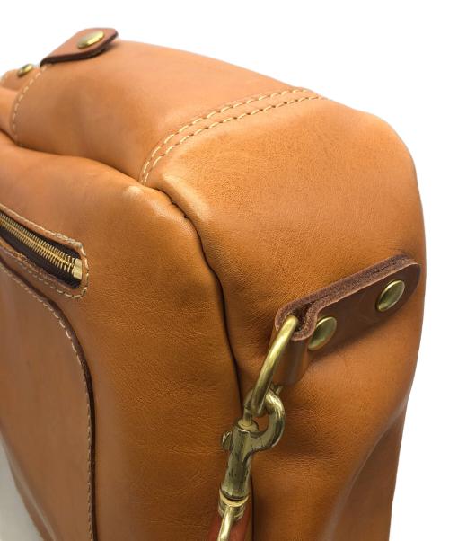 Herz（ヘルツ）Herz (ヘルツ) レザーリュック　	Herz ブラウンの古着・服飾アイテム