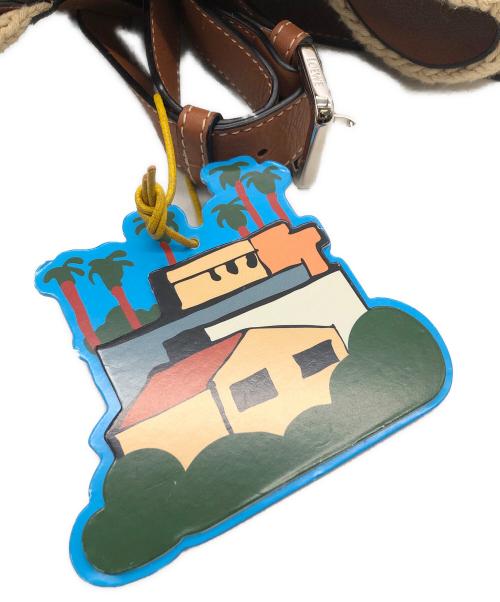 LOEWE（ロエベ）LOEWE (ロエベ) バックパック ベージュ×ブラウンの古着・服飾アイテム